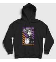 Presmono Unisex Siyah Hisoka Anime Hunter X Hunter Kapüşonlu Sweatshirt 317857tt