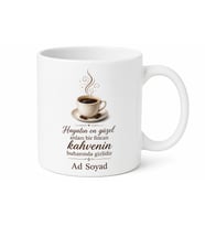 Americano Temalı Özel Tasarım Baskılı Kupa Bardak Kahve Hediye