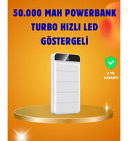 50000mah Led Göstergeli Taşınabilir Şarj Cihazı