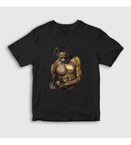 Presmono Unisex Çocuk Siyah Astro Astroworld Travis Scott T-Shirt 42212tt