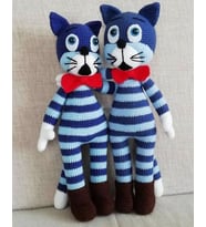 Çizmeli Kedi Amigurumi Organik Oyuncak
