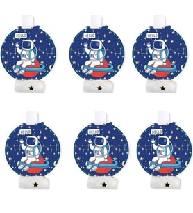 Uzay Galaksi Astronot Kaynana Dili 6'LI Set-
