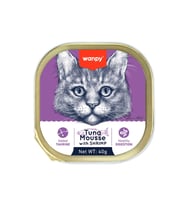 Wanpy Kedi 40g Ton Balıklı & Karidesli Alutray Yaş Mama