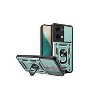 Xiaomi Poco X6 Kılıf Pars Lens Yüzüklü Silikon - Yeşil