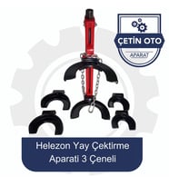 Helezon Yay Çektirme Aparatı Üç Ceneli