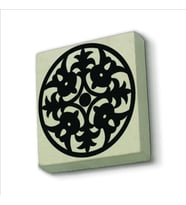 Barok Desen Baskılı Doğaltaş  Magnet(KD-060)Buzdolabı Süsü
