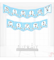 Dişim Çıktı Banner, 175 cm x 17 cm - Mavi (STD)