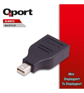 QPORT QPORT Q-MDP2 DISPLAY TO MINI DISPLAY PORT ÇEVİRİCİ