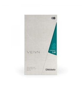 D'Addario VBB0130G2 VENN G2 Sentetik Bb Klarnet Kamışı No: 3.0 (Profesyonel) - Tekli Paket  Uzun Ömürlü Tutarlı Performans ve Güçlü Ses Projeksiyonu