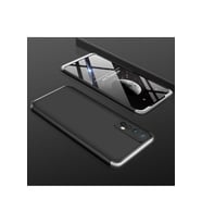 Realme 7 Uyumlu Kılıf Zore Ays Kapak (Siyah-Gri)