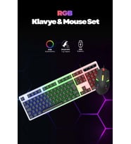 Concord C-67 Kablolu Gaming Rgb Işıklı Standart Türkçe Q Klavye & Mouse Set