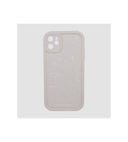 IPHONE 11; DESENLİ, KENARI ÇIKNTILI, DARBE ÖNLEYİCİ, KAMERA KORUYUCU LÜKS SLİKON KILIF (Krem)