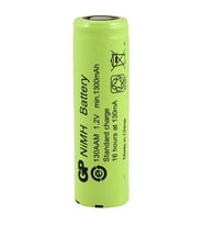 GP 130AAM 1.2Volt 1300mA Şarjlı Kalem Pil Düz Kafa 1Adet