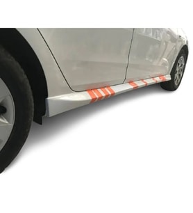 Hyundai i20 2020+ Yan Marşpiyel Seti Plastik Mat Siyah