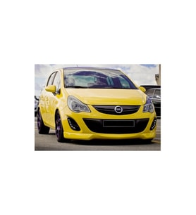 Opel Corsa D (2011 - 2015)  Uyumlu Makyajlı Ön Tampon Eki (Plastik)