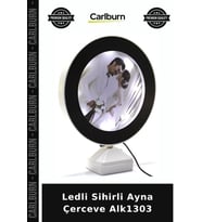 Özel Üretim Işıklı Dekoratif Hediyelik Masaüstü Modern Aksesuar Ledli Sihirli Ayna Çerceve Alk1303