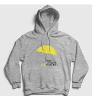 Presmono Unisex Gri Umbrella How I Met Your Mother Kapüşonlu Sweatshirt 196172tt (Gri)