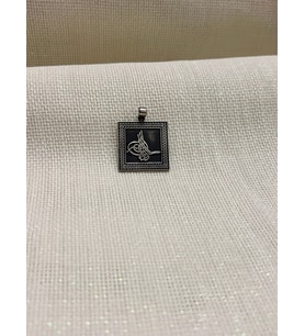 TUĞRA 925 AYAR GÜMÜŞ ERKEK KOLYE UCU
