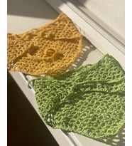 El Örgüsü Bandana (Sarı)