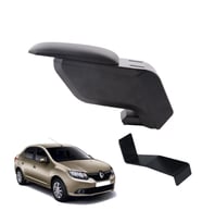 Renault Symbol 2021 Delmesiz Çelik Ayaklı Siyah Kolçak Kol Dayama