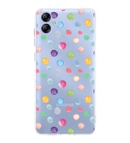 PrintiFy Samsung Galaxy A04e ile Uyumlu 1mm Slim Fit Water Color 6 Baskılı Şeffaf  Kılıf