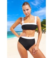 Tasarım Bikini Takımı Hızlı Kuruyan Premium Kalite Esnek Kumaş UV Korumalı Su Sporları İçin