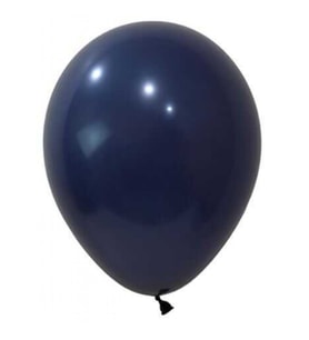 Balon Düz 5 inç Kozmik Lacivert 100'lü-