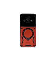 Xiaomi Poco C61 Kılıf Joy Lens Standlı Kapak - Kırmızı