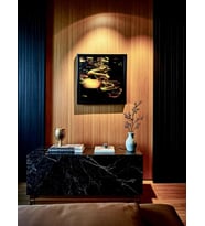 Dekoratif Soyut Tablo 40 x 40 cm CAN202 - Ev - Otel - Ofis - Hastahane - Kafe - Restourant Dekorasyonu (Çok Renkli)