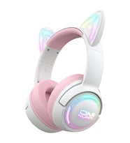 ONIKUMA GT838 Pink RGB Kablosuz Gaming Kulaklık