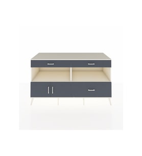 Kronos Konsol 2 Raflı 3 Çekmeceli 2 Kapaklı 176x59x99 Aytaşı-Antrasit