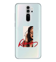 Xiaomi Redmi Note 8 PRO Uyumlu Rihanna Tasarımlı Şeffaf Telefon Kılıfı
