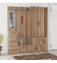ABRE vm-36348 DORE CEVİZ vestiyer portmanto ayakkabılık