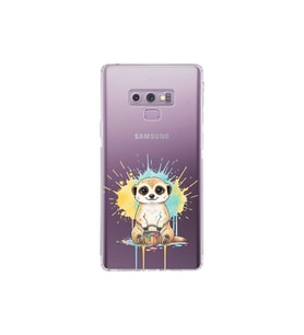 Samsung Galaxy Note 9 ile Uyumlu Splash Mirket Tasarımlı Şeffaf Silikon Kılıf