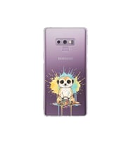 Samsung Galaxy Note 9 ile Uyumlu Splash Mirket Tasarımlı Şeffaf Silikon Kılıf