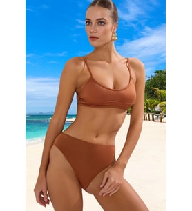 Modern Bikini Takımı Plaj Ve Havuz İçin Su Sporları Esnek Kumaş Ergonomik Kesim