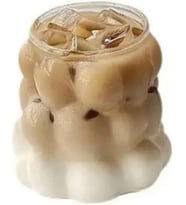 Borosilikat Cam Üzüm Bubble Şekilli Bardak, 300 ml, Şeffaf Cam, Makinede Yıkanabilir, Latte ve Meşrubat için, 1 Adet - 2431