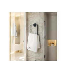 Banyo Mutfak Havluluk Güçlü Yapıştırma Kare Metal Havluluk