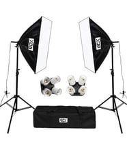 Gdx TLB-4 Pro Light 50x70 cm Video ve Fotoğraf Çekim 2'li  SoftBox Seti - 4 Duylu Softbox
