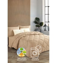 Formeya Bej Soft Silikon Yorgan Çift Kişilik 195*215 cm (Bej)