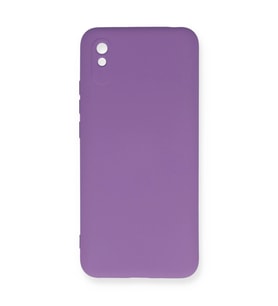 Xiaomi Redmi 9a Kılıf Nano İçi Kadife Silikon - Mor
