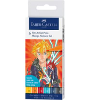 Faber-Castell 'Pitt Artist Pen Manga 6lı set, Shône