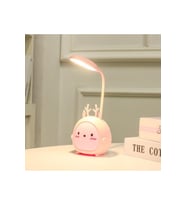 Renkli Çocuklar İçin 3 Modlu LED Masa Lambası, Eğlenceli ve Kullanışlı (Krem)