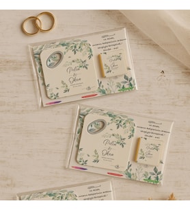 Söz Nişan Kına Nikah Düğün Hatırası Kare Açacak Magnet