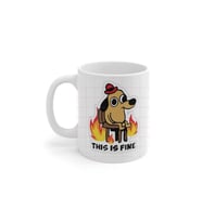 Not Fine Köpek Baskılı Kupa Bardak