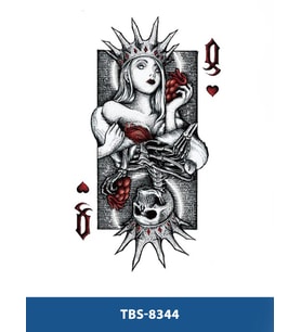 TBS-8344 ORTA BOY KUPA KIZ DESEN GEÇİCİ DÖVME-TATTO