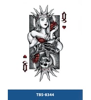 TBS-8344 ORTA BOY KUPA KIZ DESEN GEÇİCİ DÖVME-TATTO