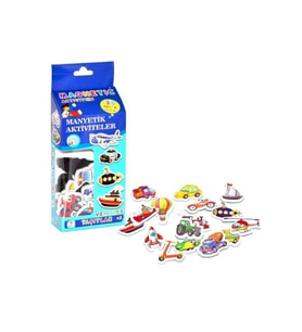 Magnet Taşıtlar 30 Parça (Çok Renkli)