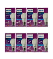 Philips 8W (60W) 6500K (Beyaz Işık) E27 Duylu Klasik Led Ampul (8 Adet)