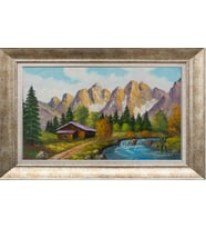 GÜMÜŞ ÇERÇEVELİ TABLO N1043